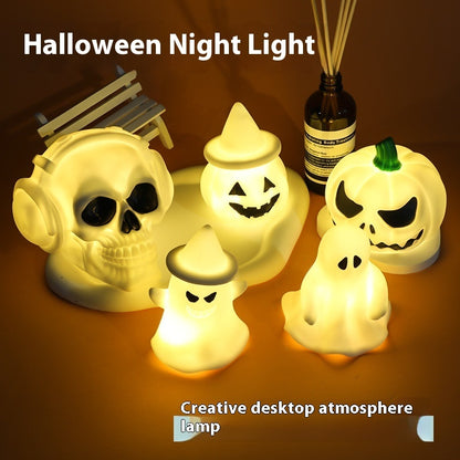 Halloween LED Pumpkin & Ghost Night Lamp