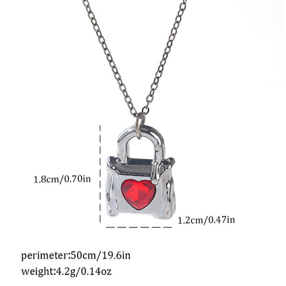 Dark Style Halloween Spider Bat Necklace