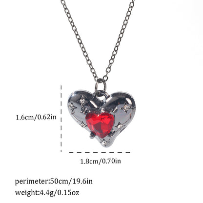 Dark Style Halloween Spider Bat Necklace