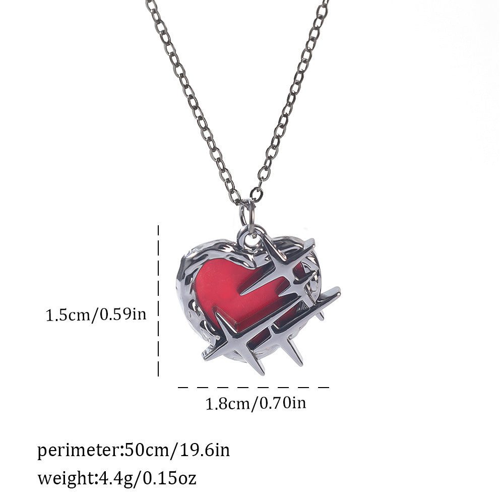 Dark Style Halloween Spider Bat Necklace