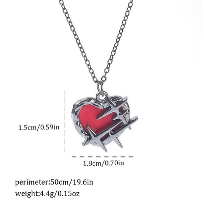 Dark Style Halloween Spider Bat Necklace