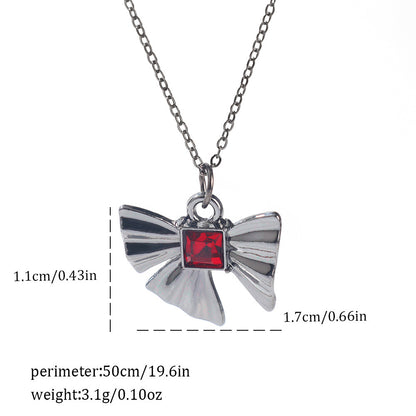 Dark Style Halloween Spider Bat Necklace